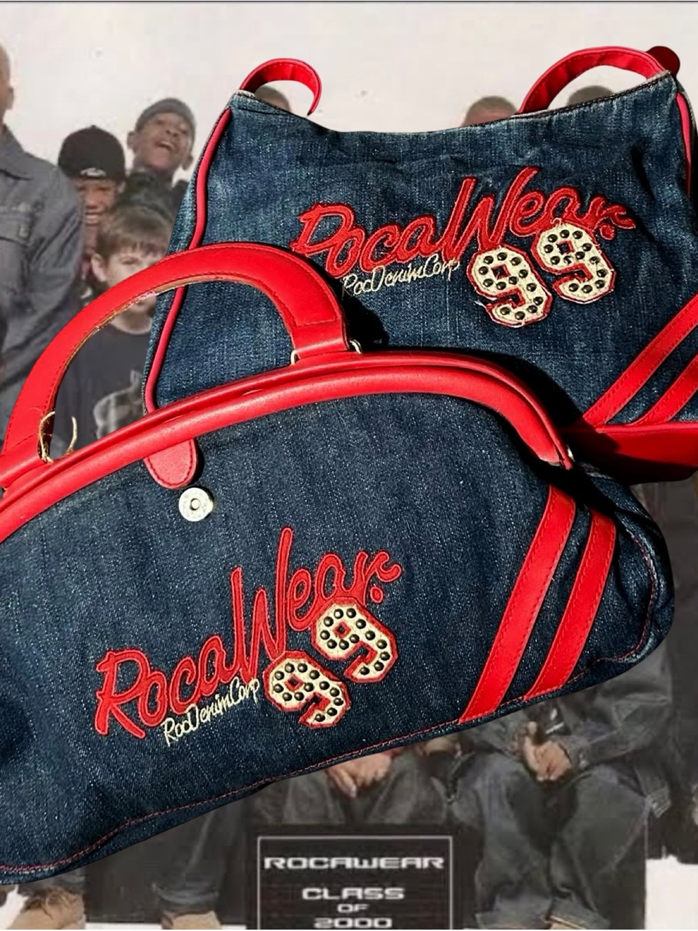 Vtg Rocawear Denim Bags